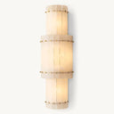 Sanma Alabaster Grand Round Sconce