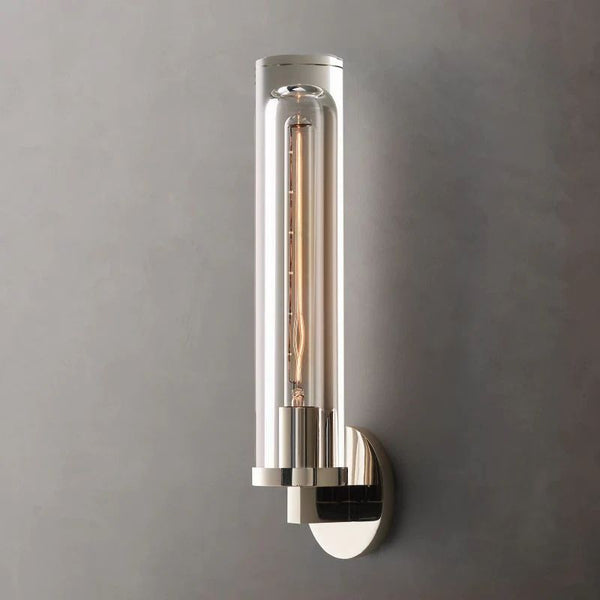 Sava Round Tube Bathroom Sconce