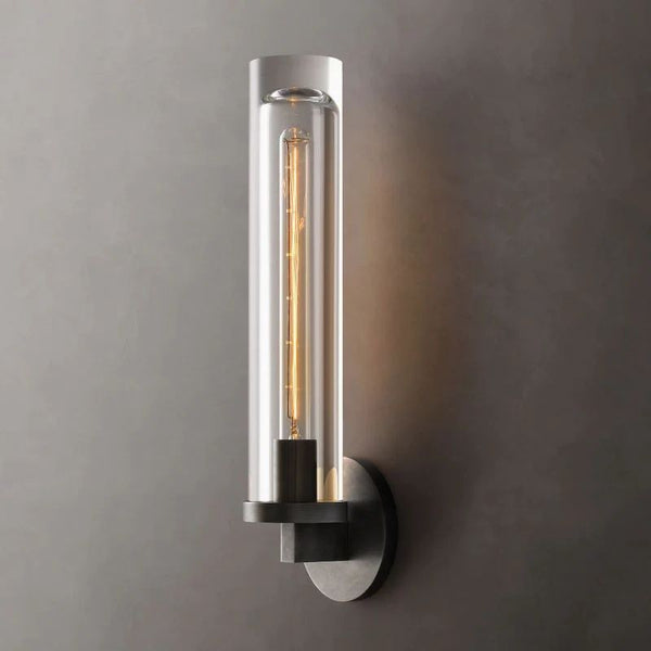 Sava Round Tube Bathroom Sconce