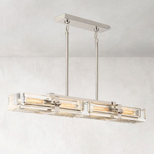 Sava Linear Dining Room Chandelier 48"