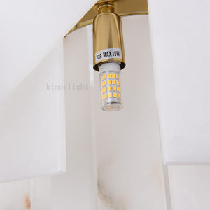 Sawyer Alabaster Rectangle Chandelier 40 54