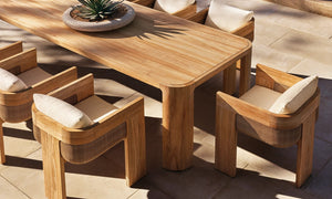 Sedon Teak Rectangular Dining Table