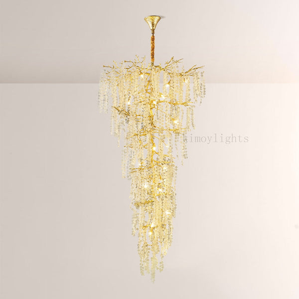 Shiro Noda Crystal Tree Branch Chandelier 95