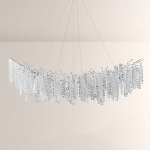 Shiro Noda Crystal Tree Branch Linear Chandelier 72