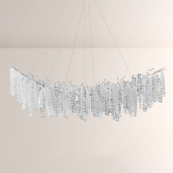 Shiro Noda Crystal Tree Branch Linear Chandelier 72