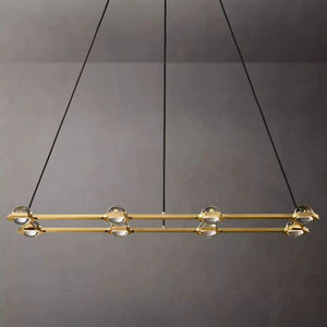 Éclatant Rectangular Dining Room Chandelier 54"
