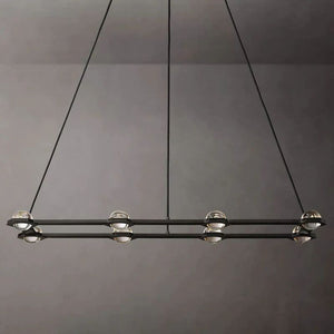 Éclatant Rectangular Dining Room Chandelier 54"