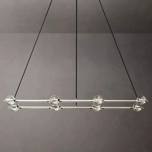 Éclatant Rectangular Dining Room Chandelier 54"