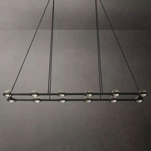 Éclatant Rectangular Dining Room Chandelier 72"