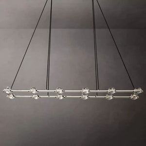Éclatant Rectangular Dining Room Chandelier 72"