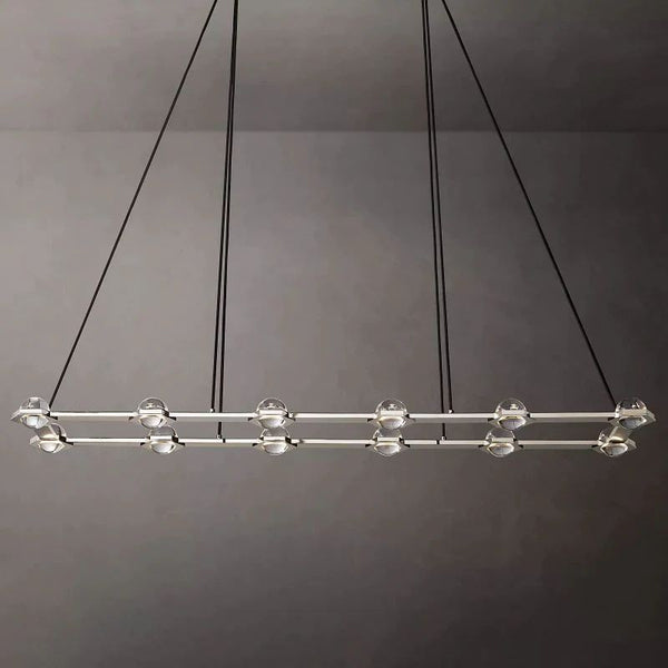 Éclatant Rectangular Dining Room Chandelier 72"