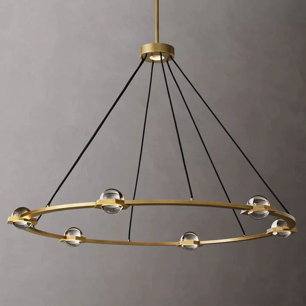 Éclatant Round Chandelier 48" For Living Room