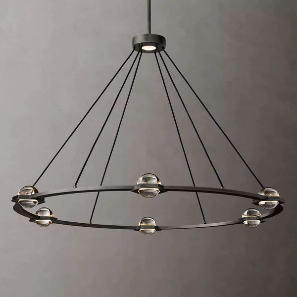 Éclatant Round Chandelier 48" For Living Room