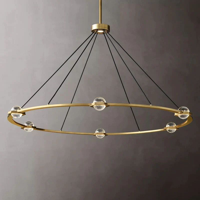 Éclatant Round Living Room Chandelier 60"
