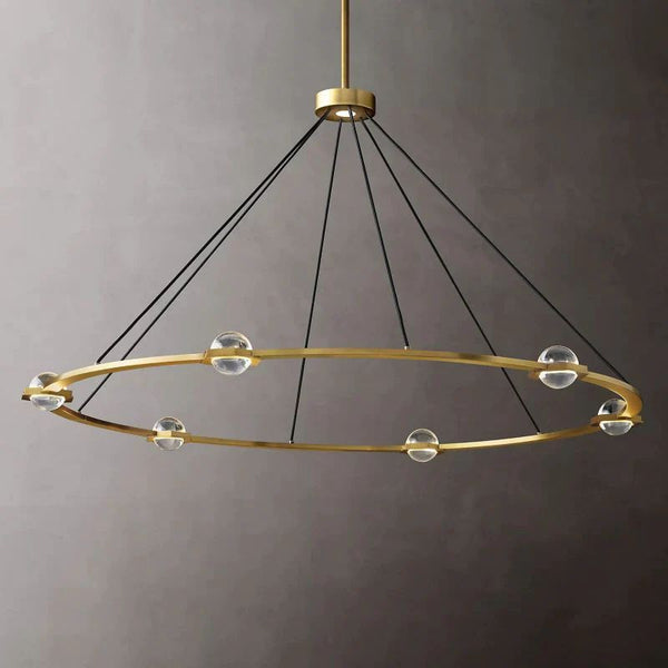 Éclatant Round Living Room Chandelier 60"