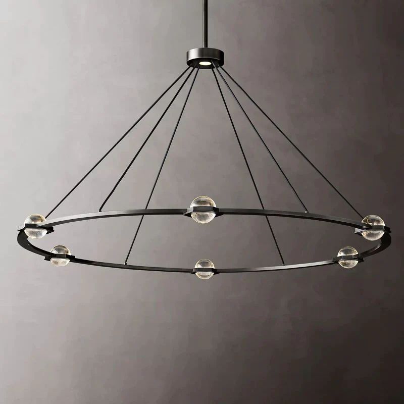 Éclatant Round Living Room Chandelier 60"