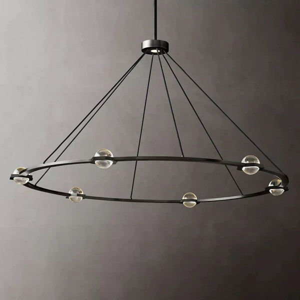 Éclatant Round Living Room Chandelier 60"