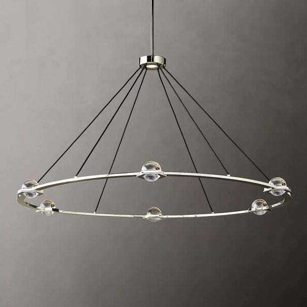 Éclatant Round Living Room Chandelier 60"