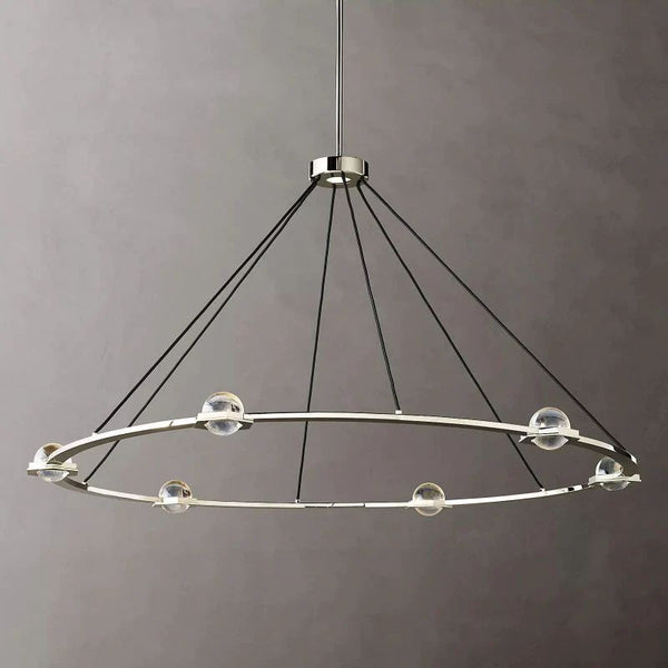 Éclatant Round Living Room Chandelier 60"