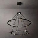Eclatant Two-Tier Round Living Room Chandelier 48"