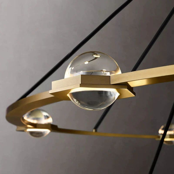 Eclatant Two-Tier Round Chandelier 60"