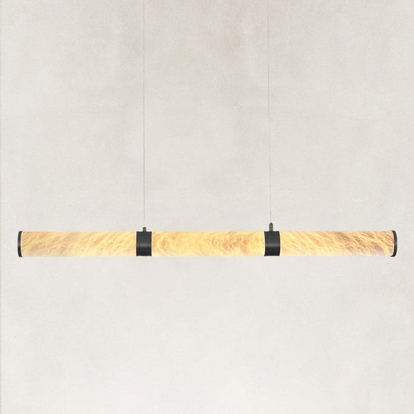Sylva Alabaster Linear Chandelier 47"W