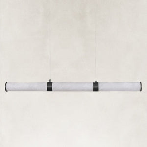 Sylva Alabaster Linear Chandelier 47"W