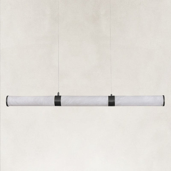 Sylva Alabaster Linear Chandelier 47"W