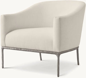 Thadeus Barrelback Slope Arm Chair