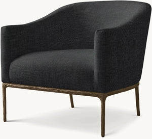 Thadeus Barrelback Slope Arm Chair