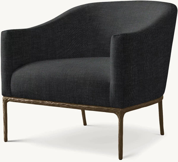 Thadeus Barrelback Slope Arm Chair