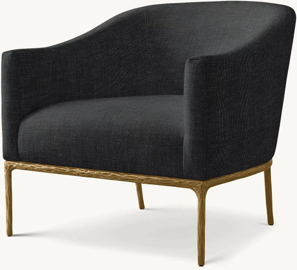 Thadeus Barrelback Slope Arm Chair