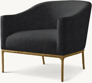 Thadeus Barrelback Slope Arm Chair