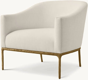 Thadeus Barrelback Slope Arm Chair