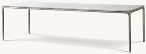 Thadeus Marble Rectangular Dining Table