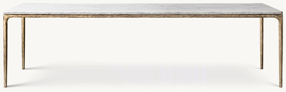 Thadeus Marble Rectangular Dining Table