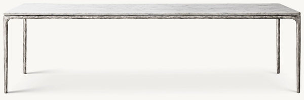 Thadeus Marble Rectangular Dining Table