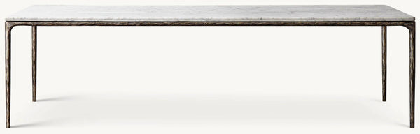 Thadeus Marble Rectangular Dining Table