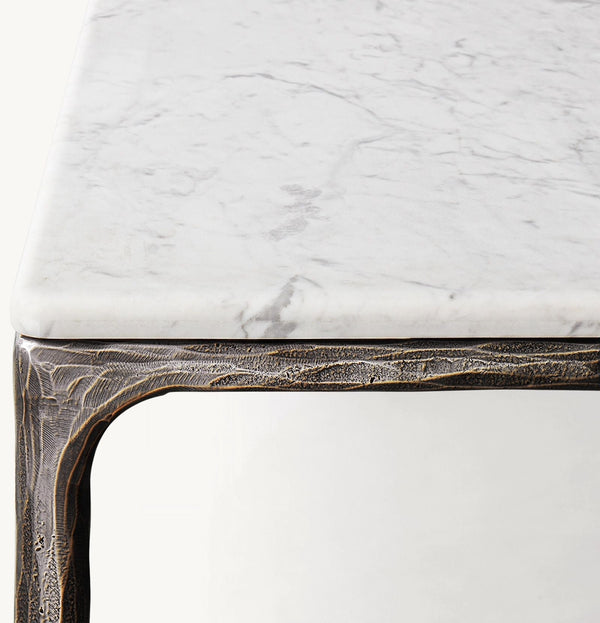 Thadeus Marble Rectangular Dining Table
