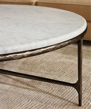 Thadeus Marble Round Coffee Table