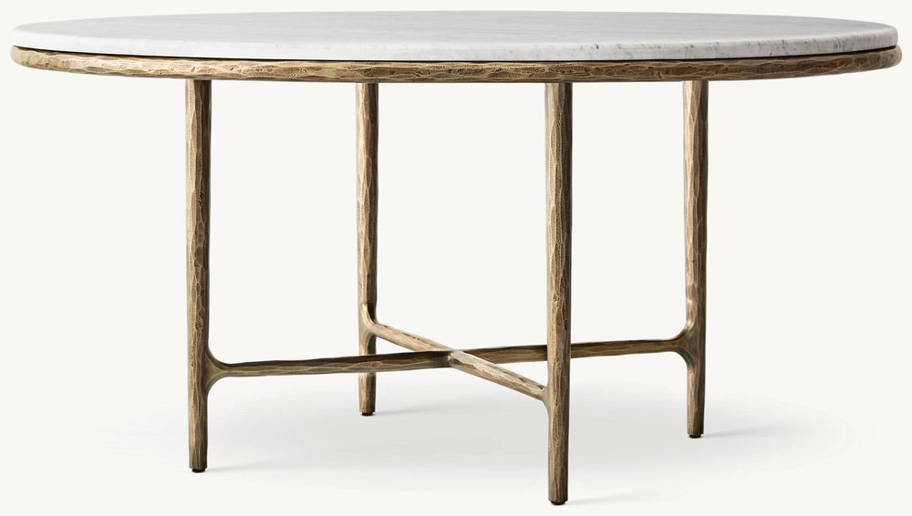 Thadeus Marble Round Dining Table