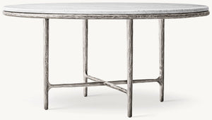 Thadeus Marble Round Dining Table