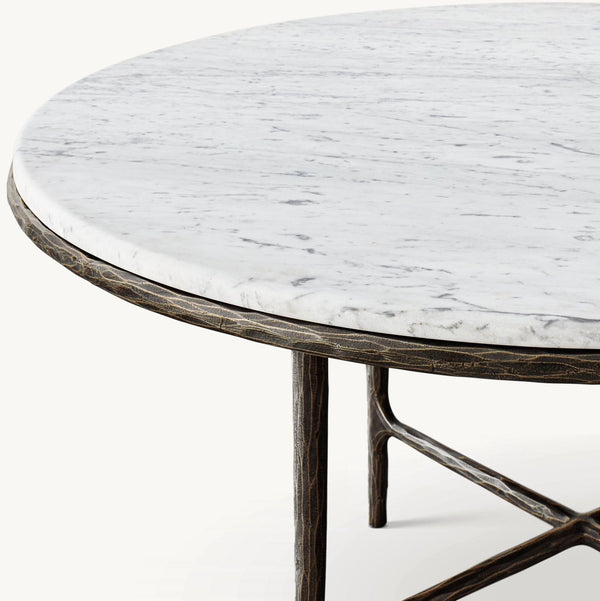 Thadeus Marble Round Dining Table