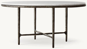 Thadeus Marble Round Dining Table