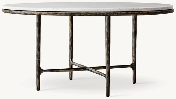 Thadeus Marble Round Dining Table
