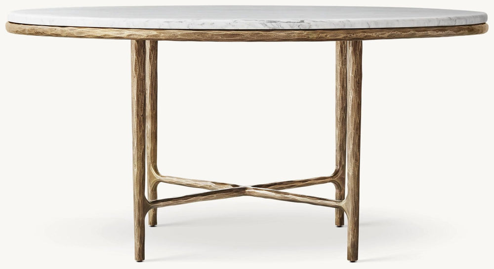 Thadeus Marble Round Dining Table