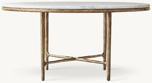 Thadeus Marble Round Dining Table