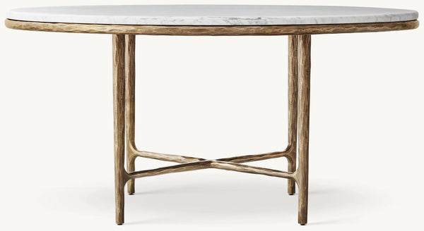 Thadeus Marble Round Dining Table