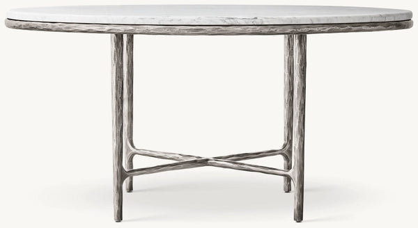 Thadeus Marble Round Dining Table