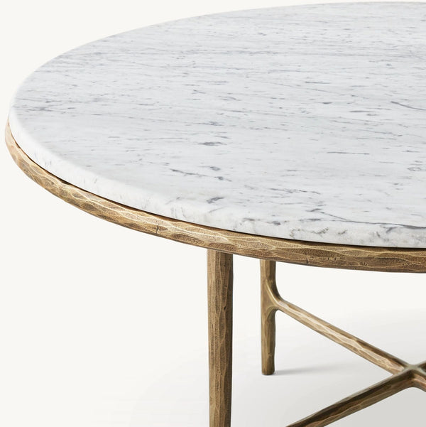 Thadeus Marble Round Dining Table